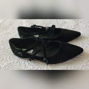 Steve Madden black flats